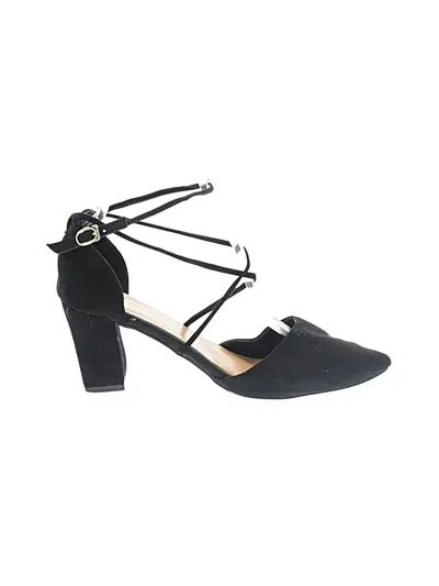 Pre-owned Assorted Brands Heels In Black