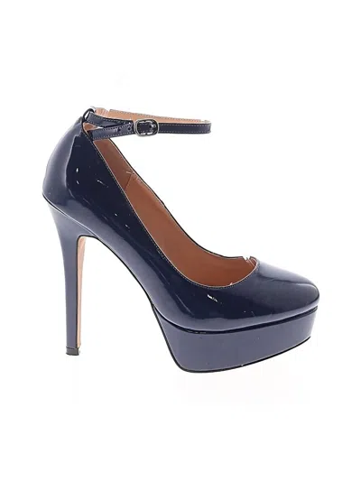 Pre-owned Assorted Brands Heels In Blue