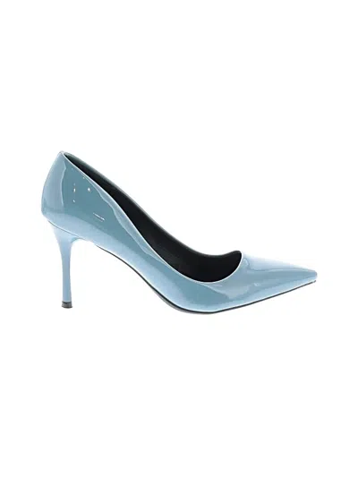 Pre-owned Assorted Brands Heels In Blue