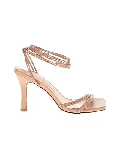 Pre-owned Assorted Brands Heels In Brown