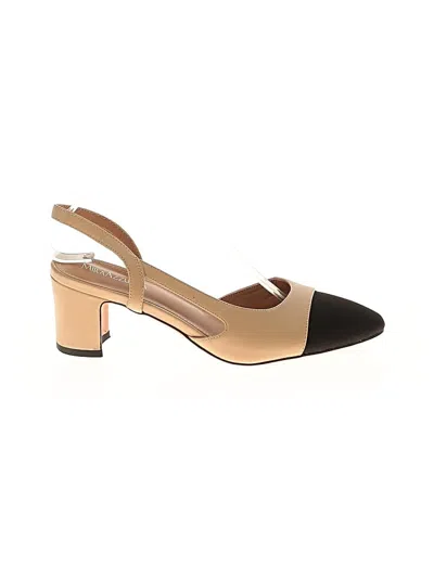 Pre-owned Assorted Brands Heels In Brown