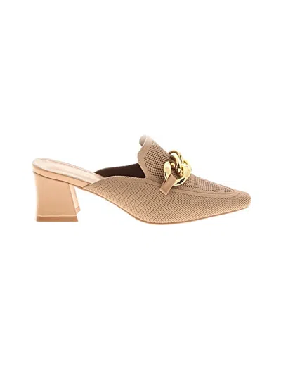 Pre-owned Assorted Brands Heels In Brown