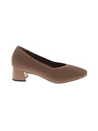 Pre-owned Assorted Brands Heels In Brown