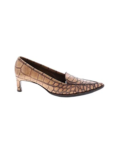 Pre-owned Assorted Brands Heels In Brown