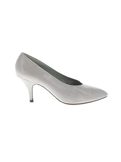 Pre-owned Assorted Brands Heels In Gray