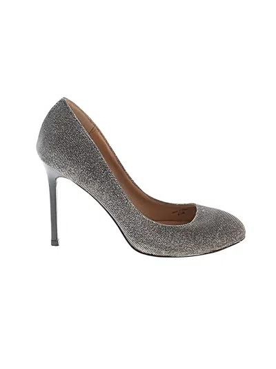 Pre-owned Assorted Brands Heels In Gray