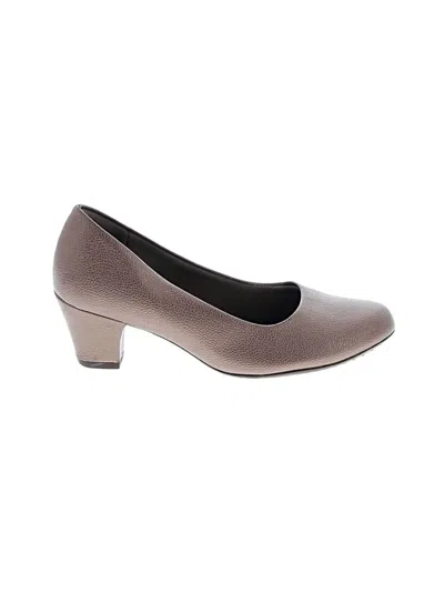 Pre-owned Assorted Brands Heels In Gray