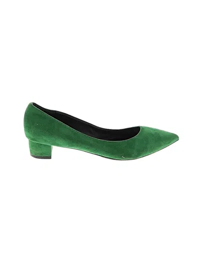 Pre-owned Assorted Brands Heels In Green