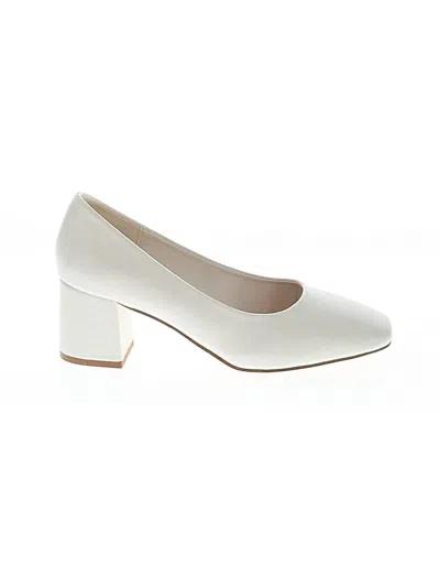 Pre-owned Assorted Brands Heels In Ivory
