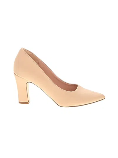 Pre-owned Assorted Brands Heels In Ivory