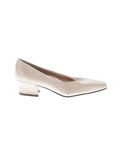 Pre-owned Assorted Brands Heels In Ivory