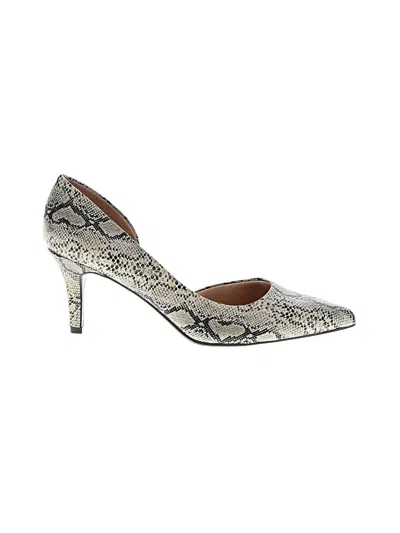 Pre-owned Assorted Brands Heels In Ivory
