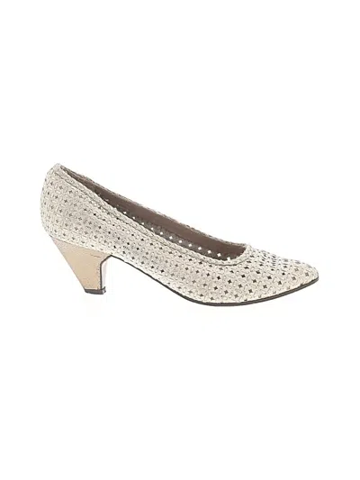 Pre-owned Assorted Brands Heels In Ivory