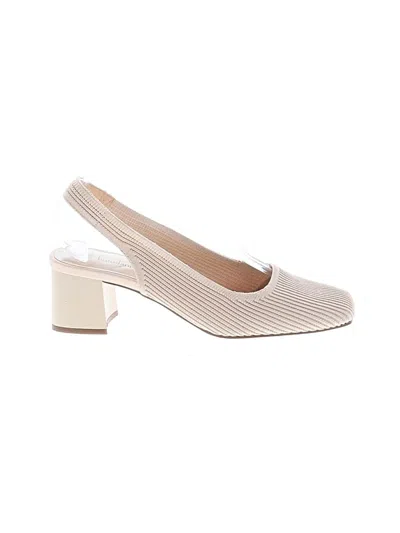 Pre-owned Assorted Brands Heels In Ivory