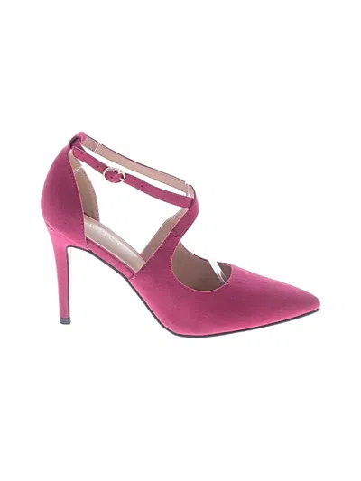 Pre-owned Assorted Brands Heels In Pink