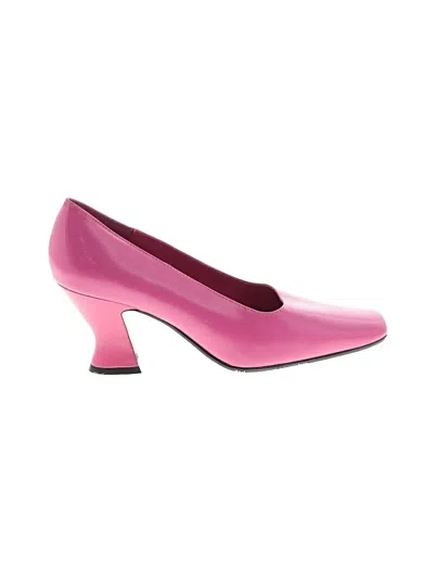Pre-owned Assorted Brands Heels In Pink