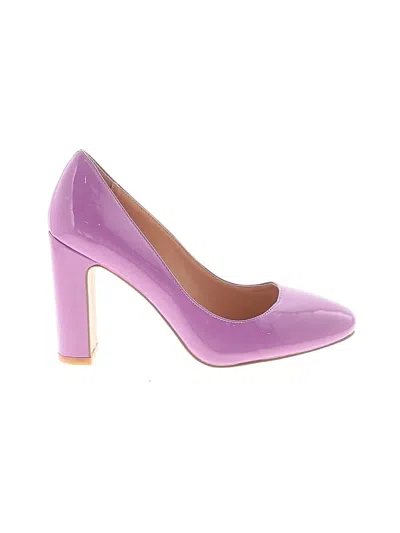Pre-owned Assorted Brands Heels In Purple