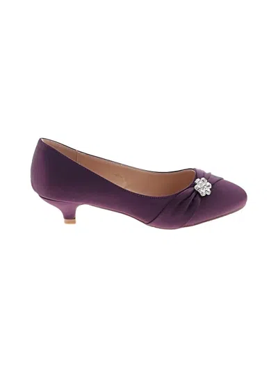 Pre-owned Assorted Brands Heels In Purple