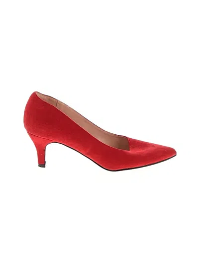 Pre-owned Assorted Brands Heels In Red