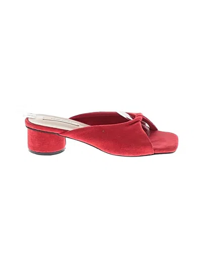 Pre-owned Assorted Brands Heels In Red