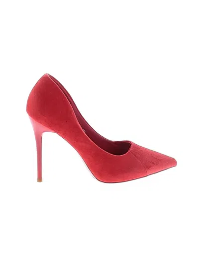 Pre-owned Assorted Brands Heels In Red