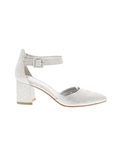 Pre-owned Assorted Brands Heels In Silver