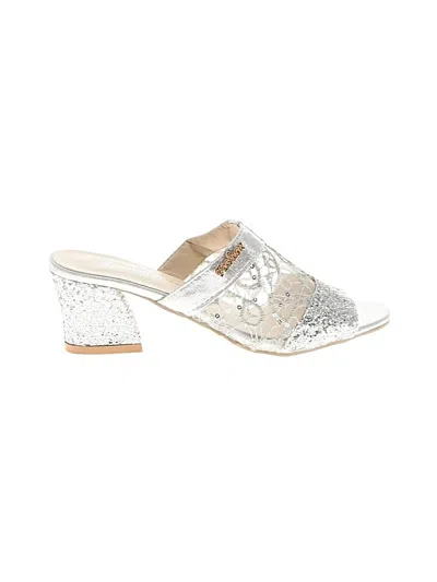Pre-owned Assorted Brands Heels In Silver