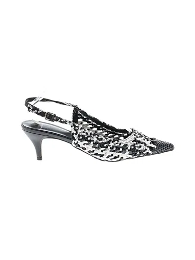 Pre-owned Assorted Brands Heels In Silver