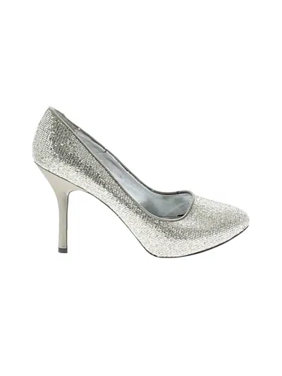 Pre-owned Assorted Brands Heels In Silver