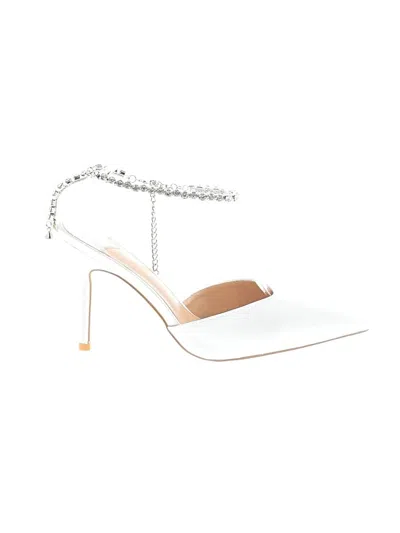 Pre-owned Assorted Brands Heels In White