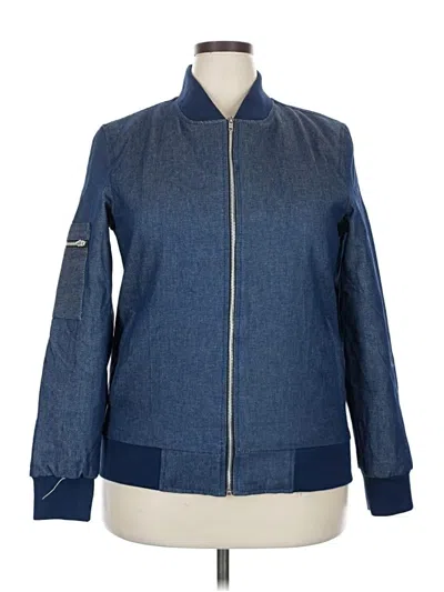 Pre-owned Assorted Brands Jacket In Blue