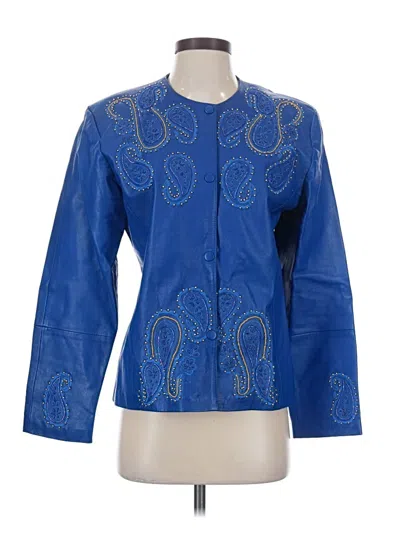 Pre-owned Assorted Brands Jacket In Blue