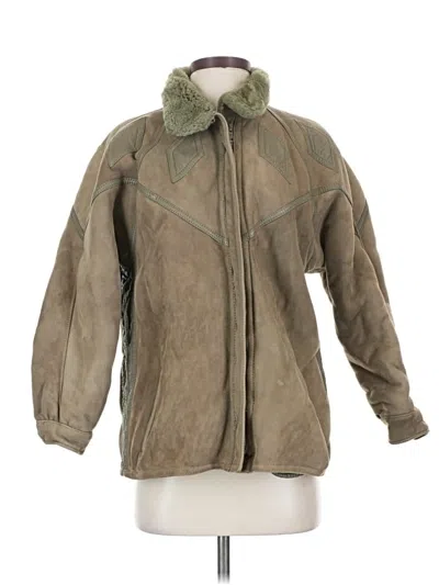 Pre-owned Assorted Brands Jacket In Brown