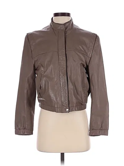 Pre-owned Assorted Brands Jacket In Brown