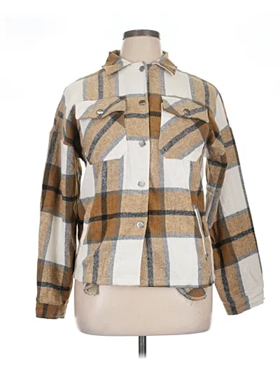 Pre-owned Assorted Brands Jacket In Brown