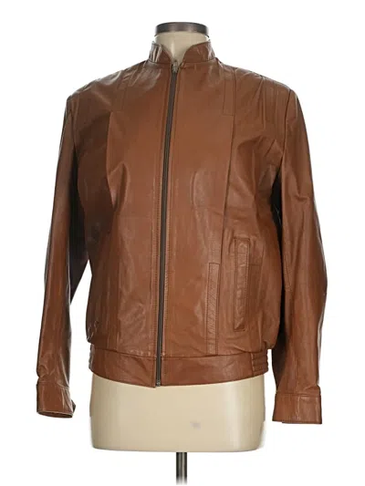 Pre-owned Assorted Brands Jacket In Brown