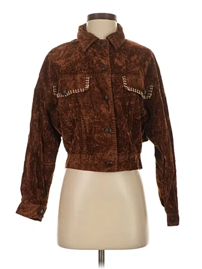 Pre-owned Assorted Brands Jacket In Brown