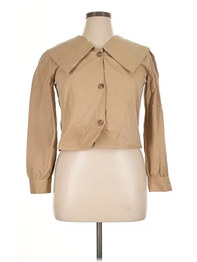 Pre-owned Assorted Brands Jacket In Brown