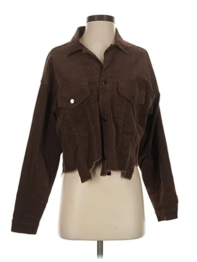 Pre-owned Assorted Brands Jacket In Brown