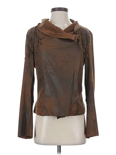 Pre-owned Assorted Brands Jacket In Brown
