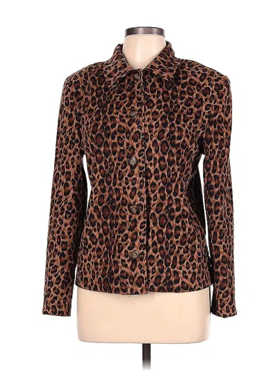 Pre-owned Assorted Brands Jacket In Brown