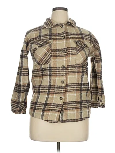 Pre-owned Assorted Brands Jacket In Brown