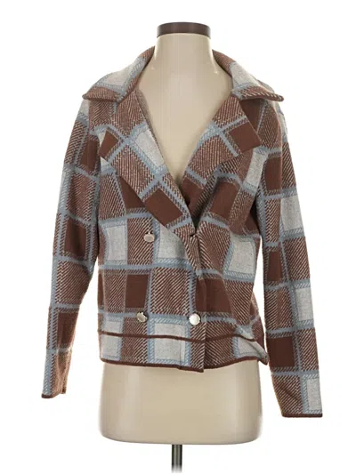 Pre-owned Assorted Brands Jacket In Brown