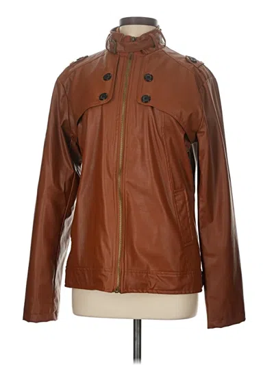 Pre-owned Assorted Brands Jacket In Brown