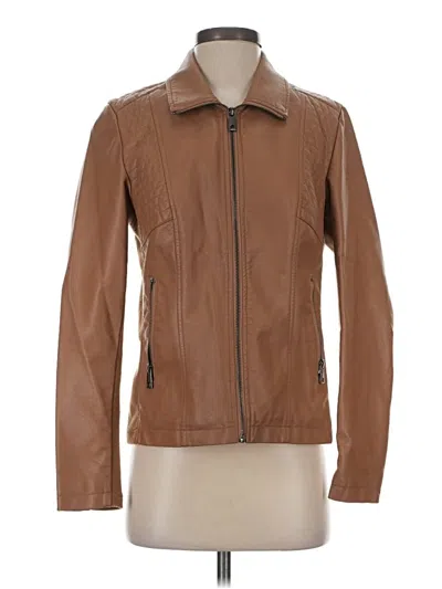 Pre-owned Assorted Brands Jacket In Brown