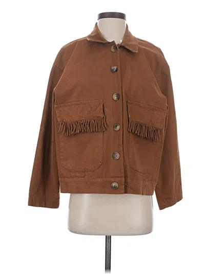 Pre-owned Assorted Brands Jacket In Brown