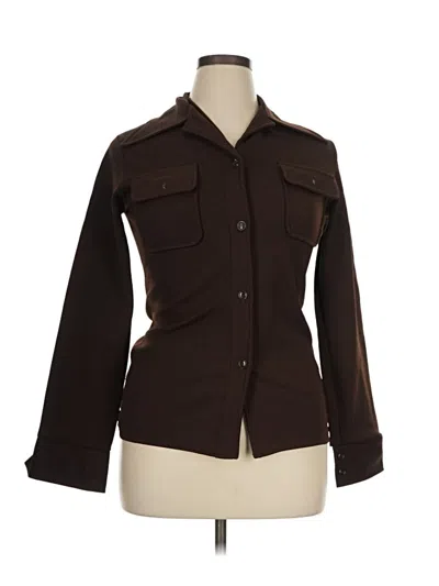Pre-owned Assorted Brands Jacket In Brown