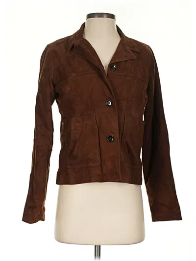 Pre-owned Assorted Brands Jacket In Brown