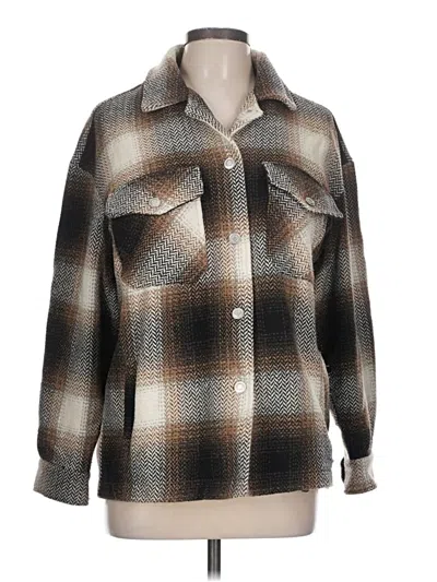 Pre-owned Assorted Brands Jacket In Brown