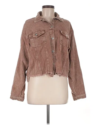 Pre-owned Assorted Brands Jacket In Brown